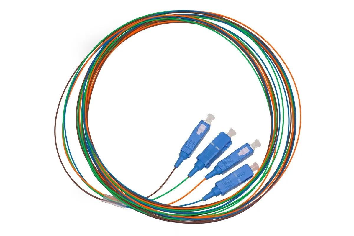Confezione 4 Pigtail Mt 2 Connettore Sc Simplex Singlemode Os2