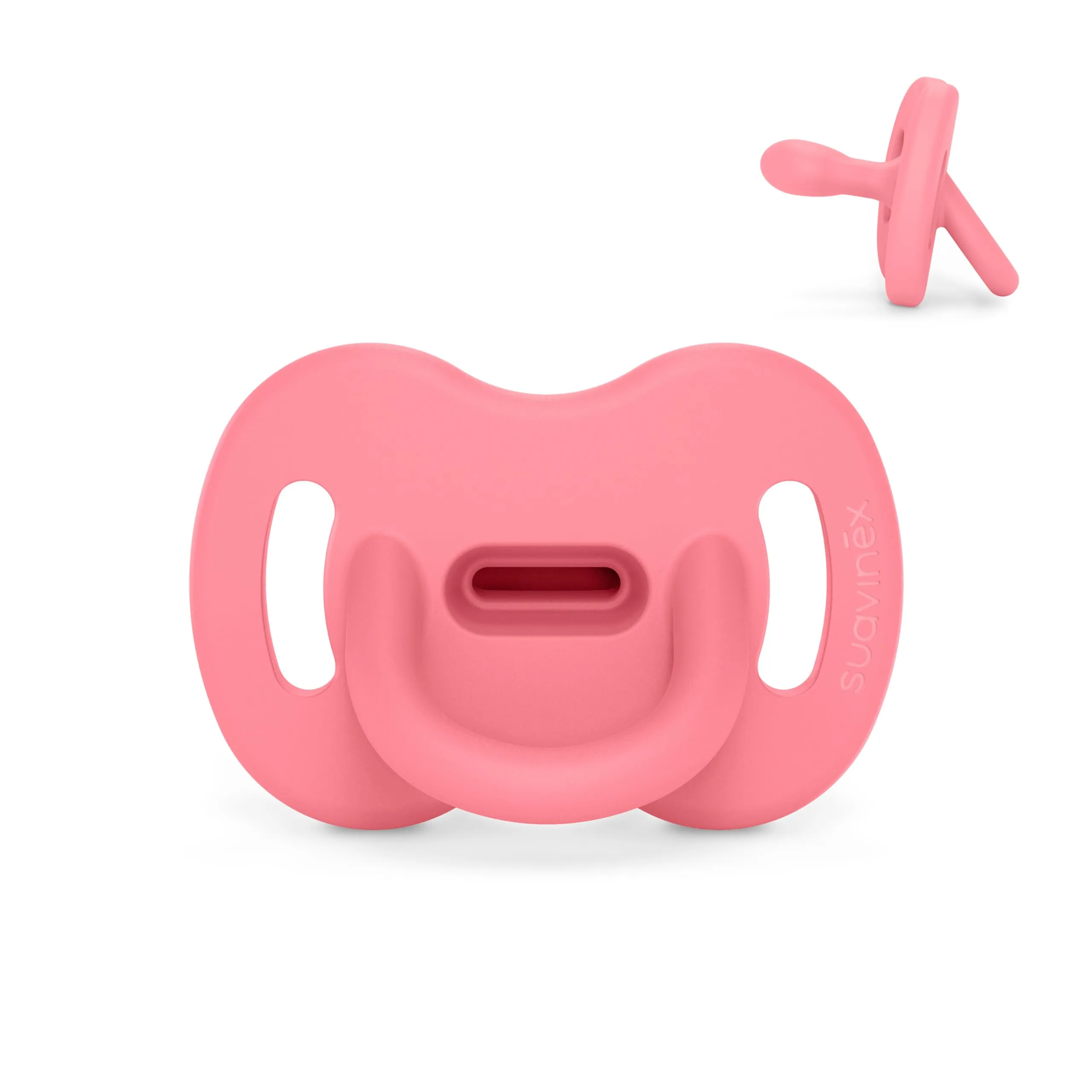 Suavinex Ciuccio Tutto in Silicone, 0/6 Mesi, Color Essence, Fucsia