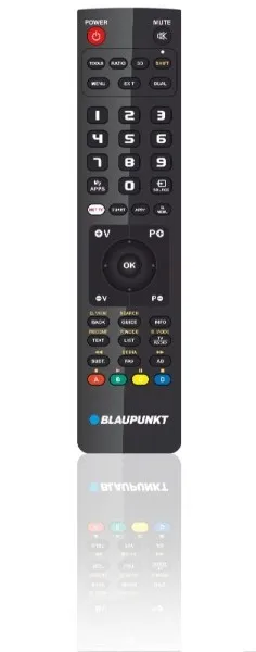 Telecomando universale Blaupunkt per Samsung - Preconfigurato - Alimentato a batterie - Controllo a infrarossi - Nero