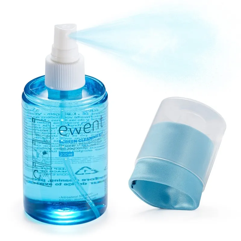 Ewent Set de Limpieza Universal Spray 200ml + Pa?±o 20x20cm