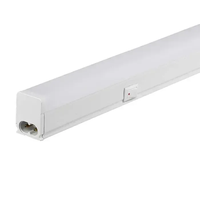 V-TAC Plafoniera LED Chip CREE Lineare 4W T5 30cm Raccordabile con Interruttore 4000K