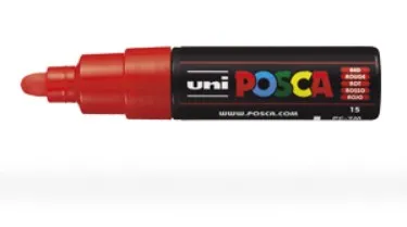 POSCA PC7M R evidenziatore 1 pz Rosso