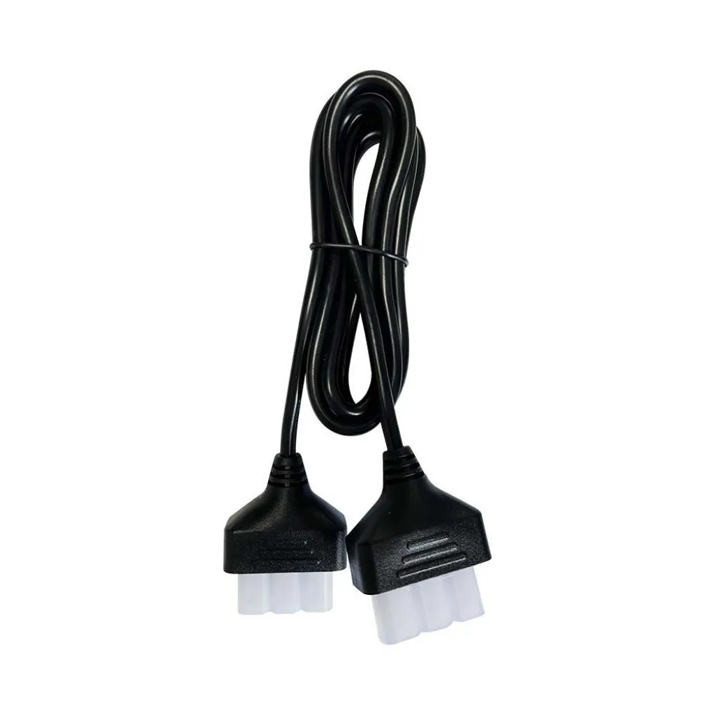 V-TAC Cavo di Alimentazione con 2 spine 2m Colore Nero
