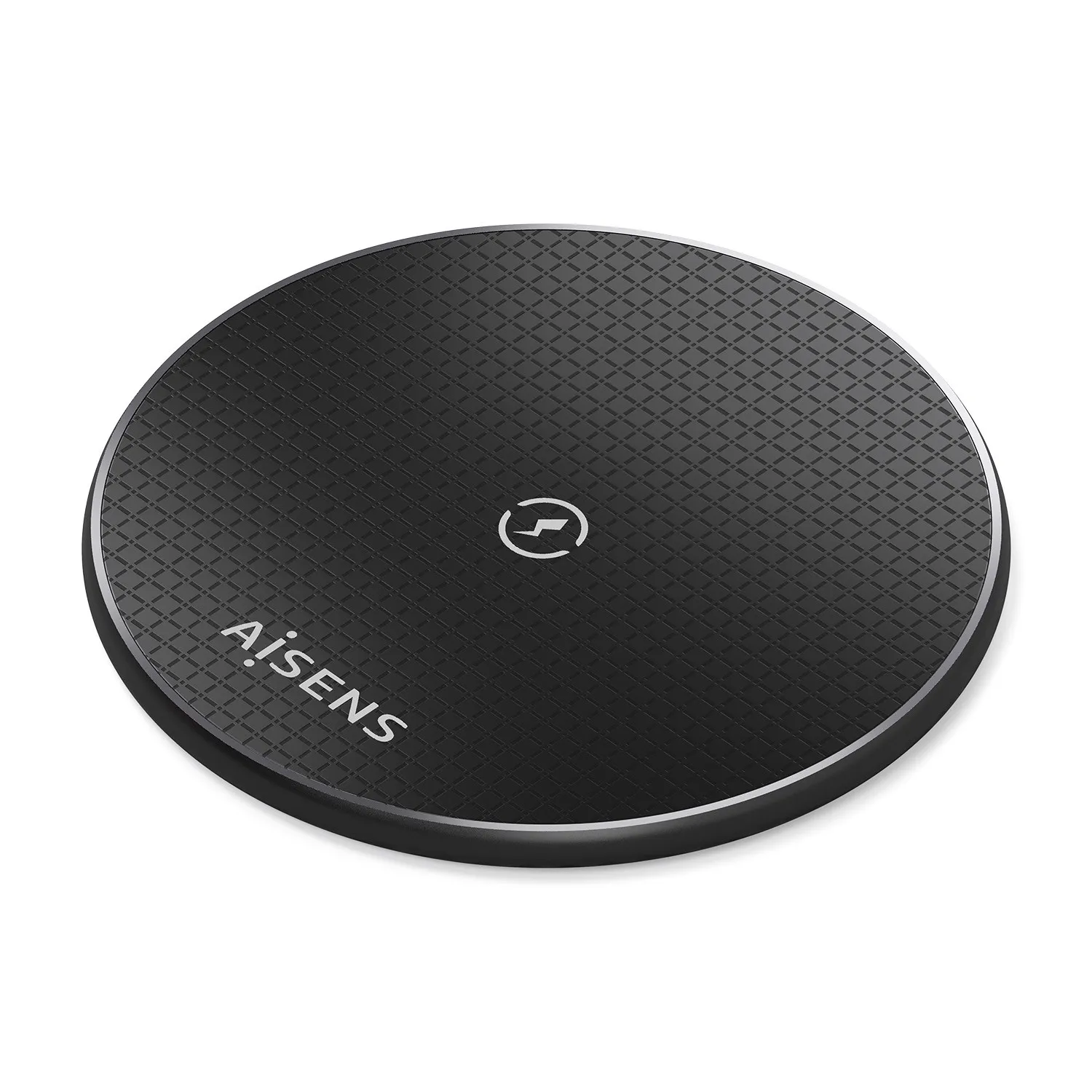 AISENS ASCH-15W1WC058-BK Caricabatterie per dispositivi mobili Smartphone Nero USB Carica wireless Interno