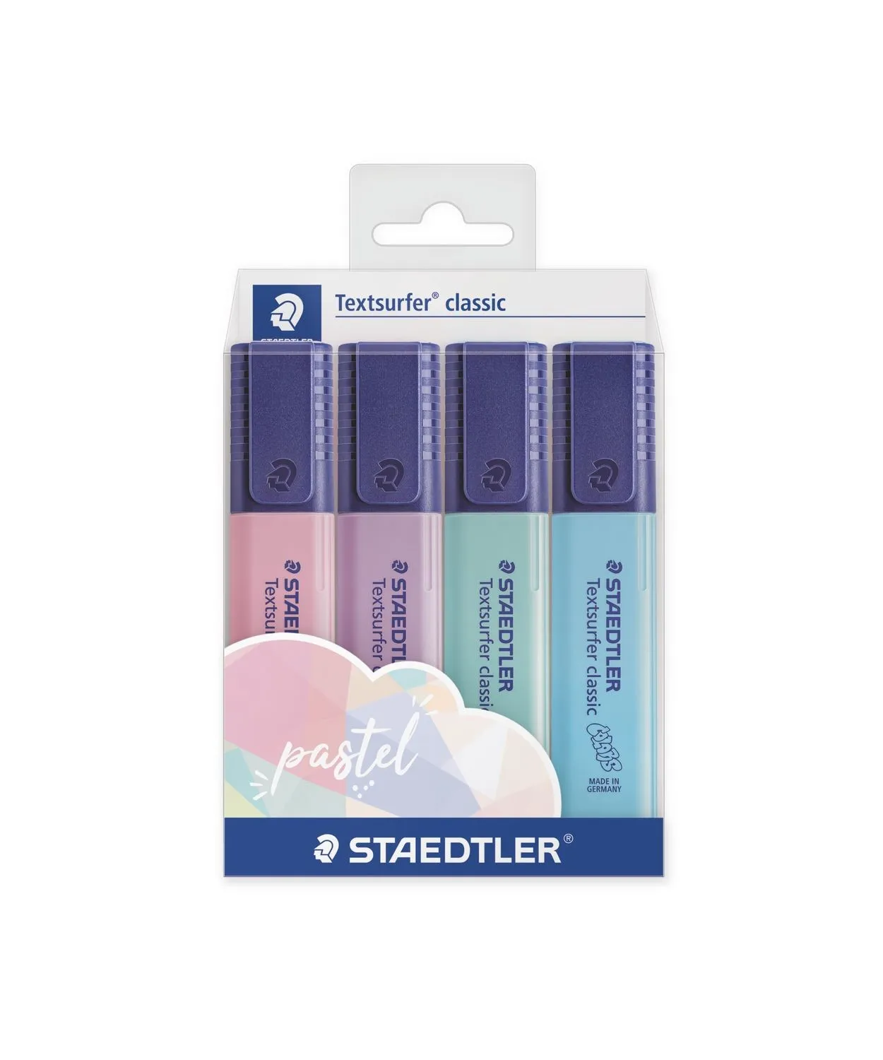 Staedtler 364 C evidenziatore 4 pz Azzurro Menta Rosa Viola