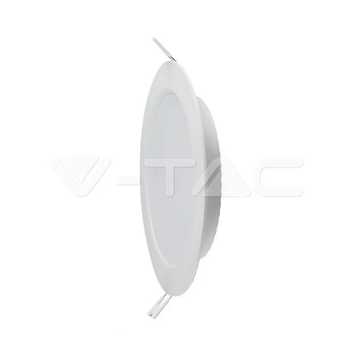V-TAC PRO Mini Pannello LED 18W Chip Samsung Montaggio ad Incasso Rotondo Colore Bianco 4000K