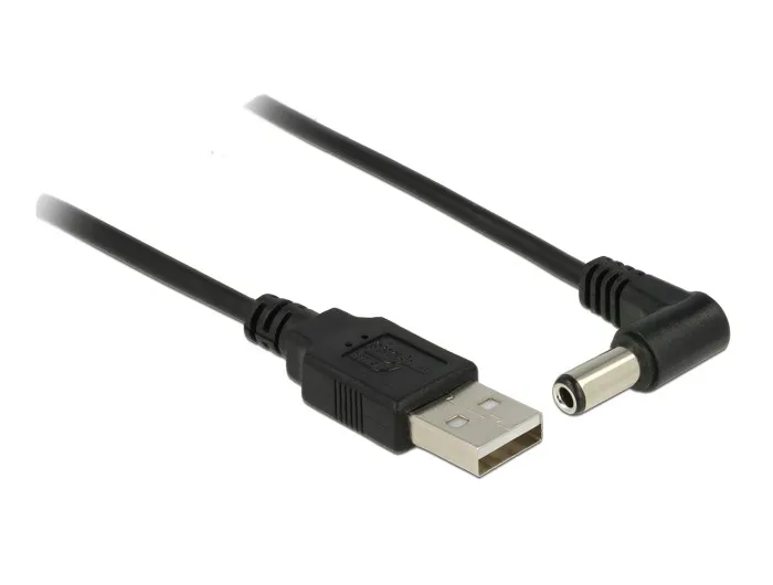 Cavo Di Alimentazione Usb Dc 55 X 250Mm 90° 15 Mt