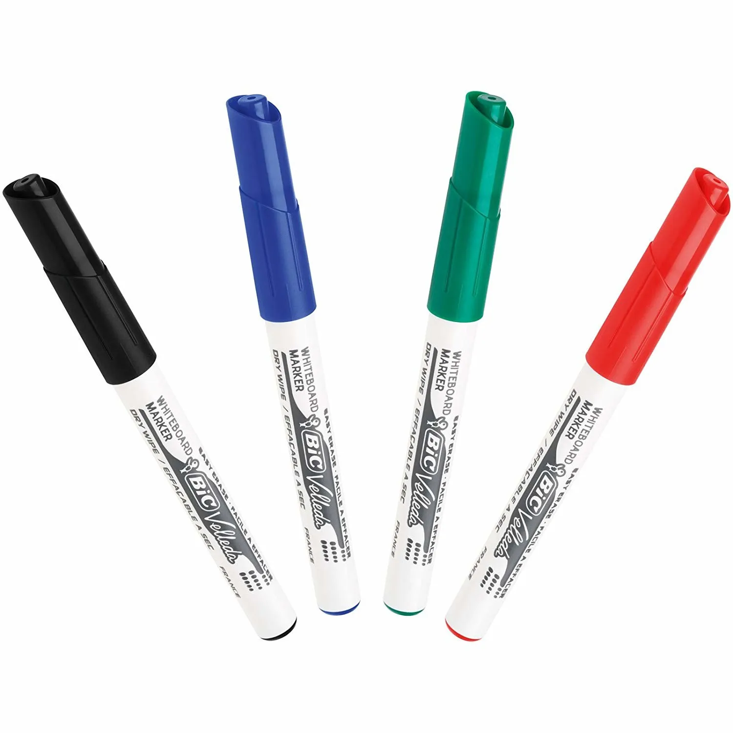 BIC Velleda 1741 evidenziatore 4 pz Tipo di punta Nero Blu Verde Rosso