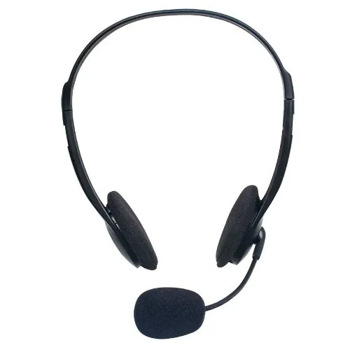 Cuffia con Microfono per PC Defender Aura 102 nero cavo 18 m