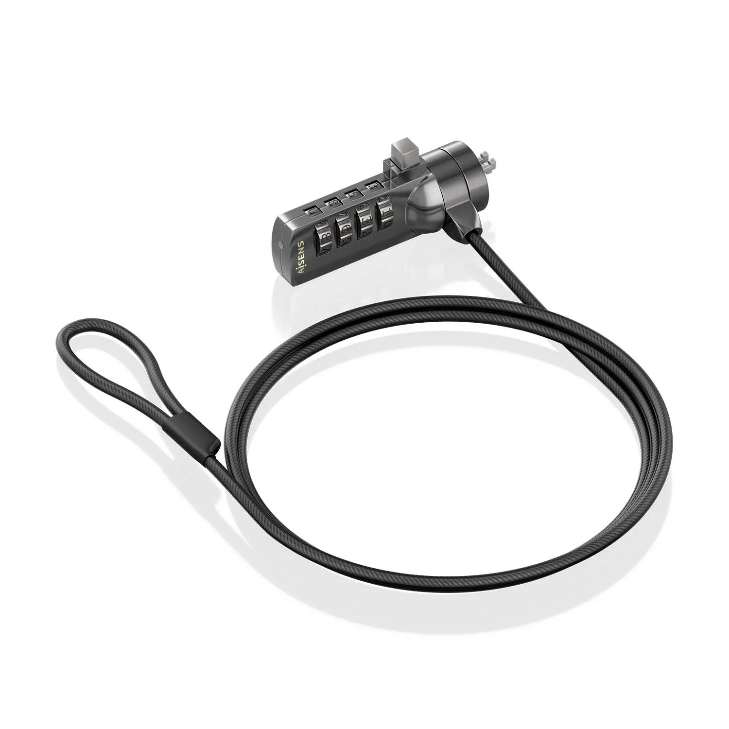 AISENS ASLK-D40N03-BK cavo di sicurezza Nero 15 m