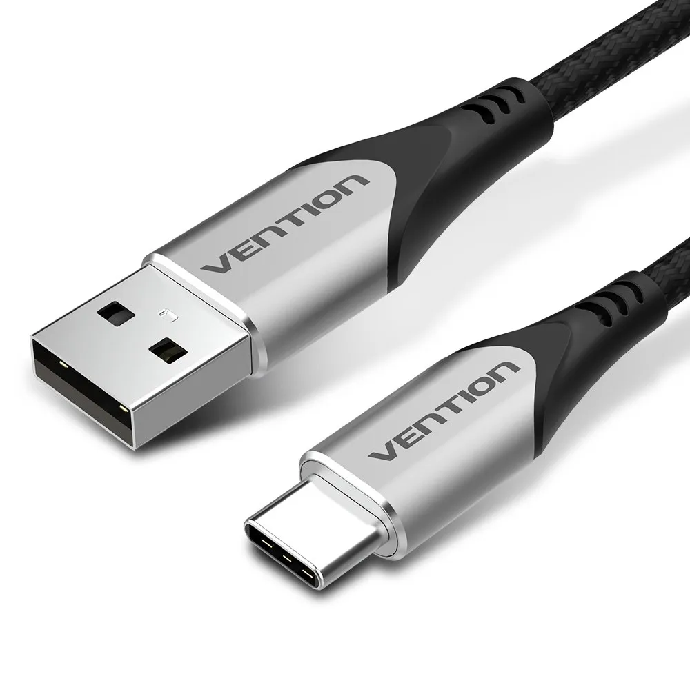 Vention CODHH cavo USB USB 2.0 2 m USB A USB C Alluminio Nero