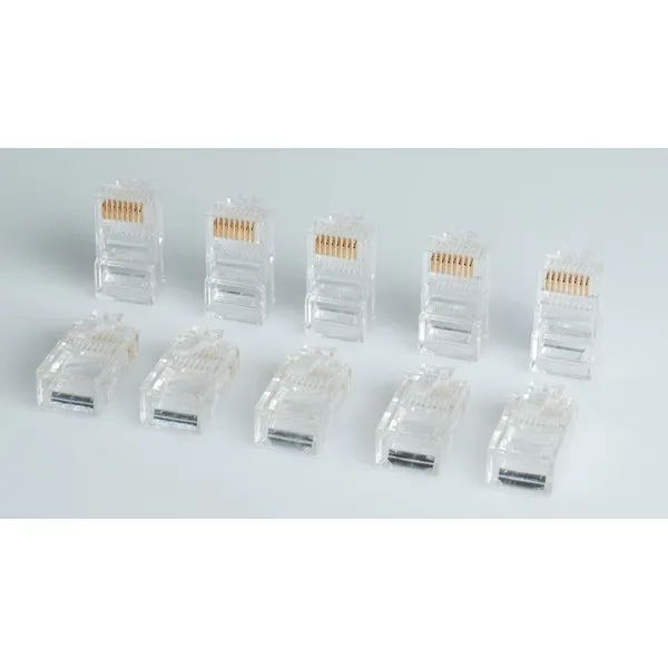 Roline Connettore Modulare Utp Cat5E Classe D 8P8C Montaggio Su Cavo Rj45 Grigio
