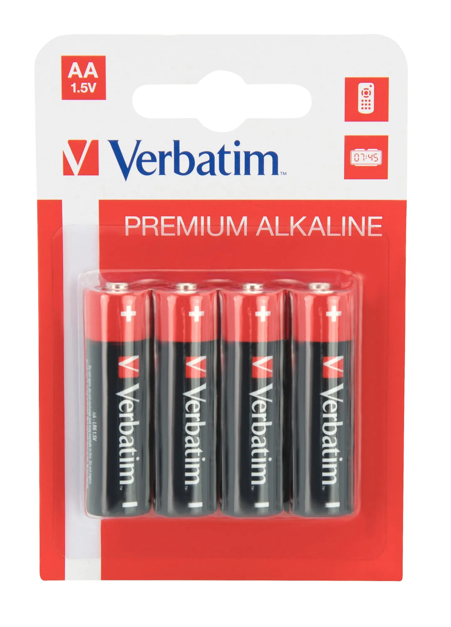 Verbatim Alkaline Battery Aa 4-Pack (Hangcard)