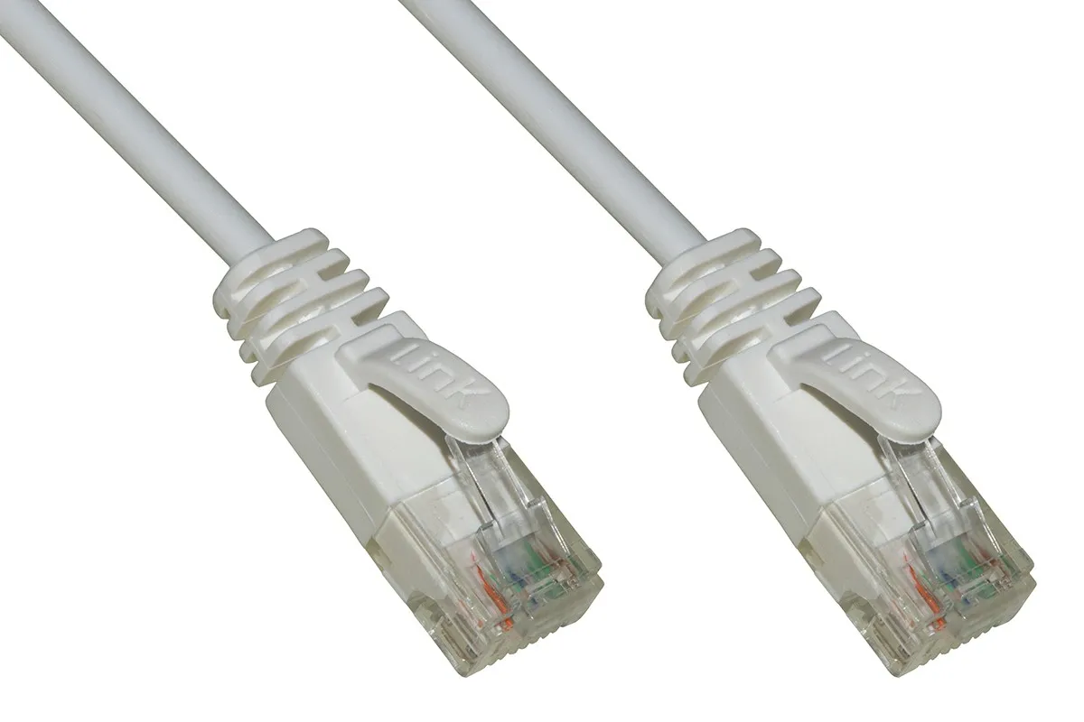 Cavo Rete Categoria 6 Non Schermato Utp Colore Grigio Halogenfree Mt 3 Slim