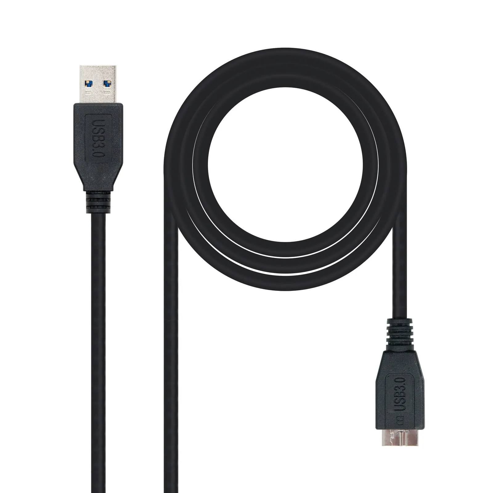 Nanocable 10.01.1101-BK cavo USB 1 m USB 3.2 Gen 1 (3.1 Gen 1) USB A Micro-USB B Nero