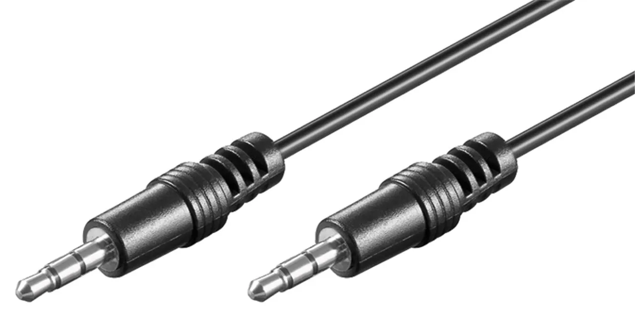Cavo Stereo Jack 3.5 Mm. Prolunga Scheda Audio Per Cuffie/Casse Maschio/Maschio Mt.5
