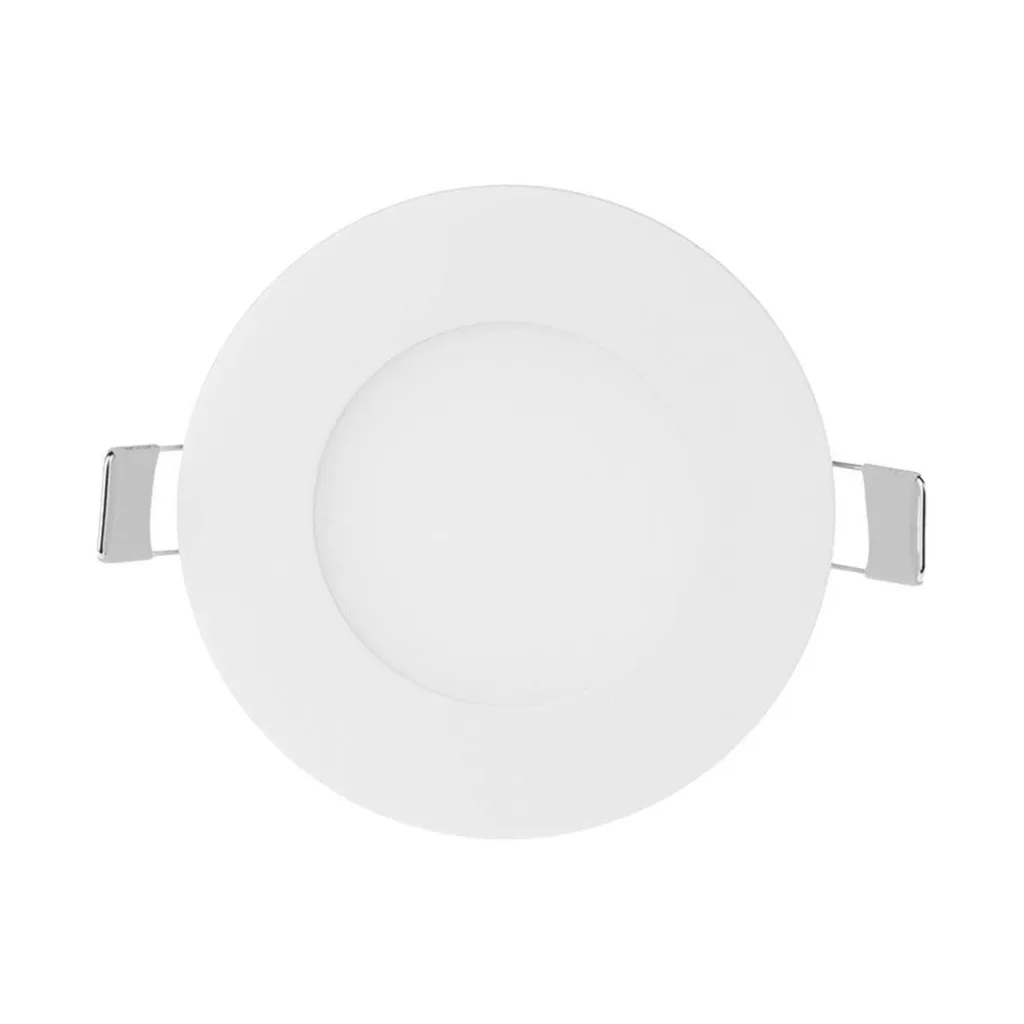 V-TAC Mini Pannello LED 3W Montaggio ad Incasso Rotondo Colore Bianco 4000K
