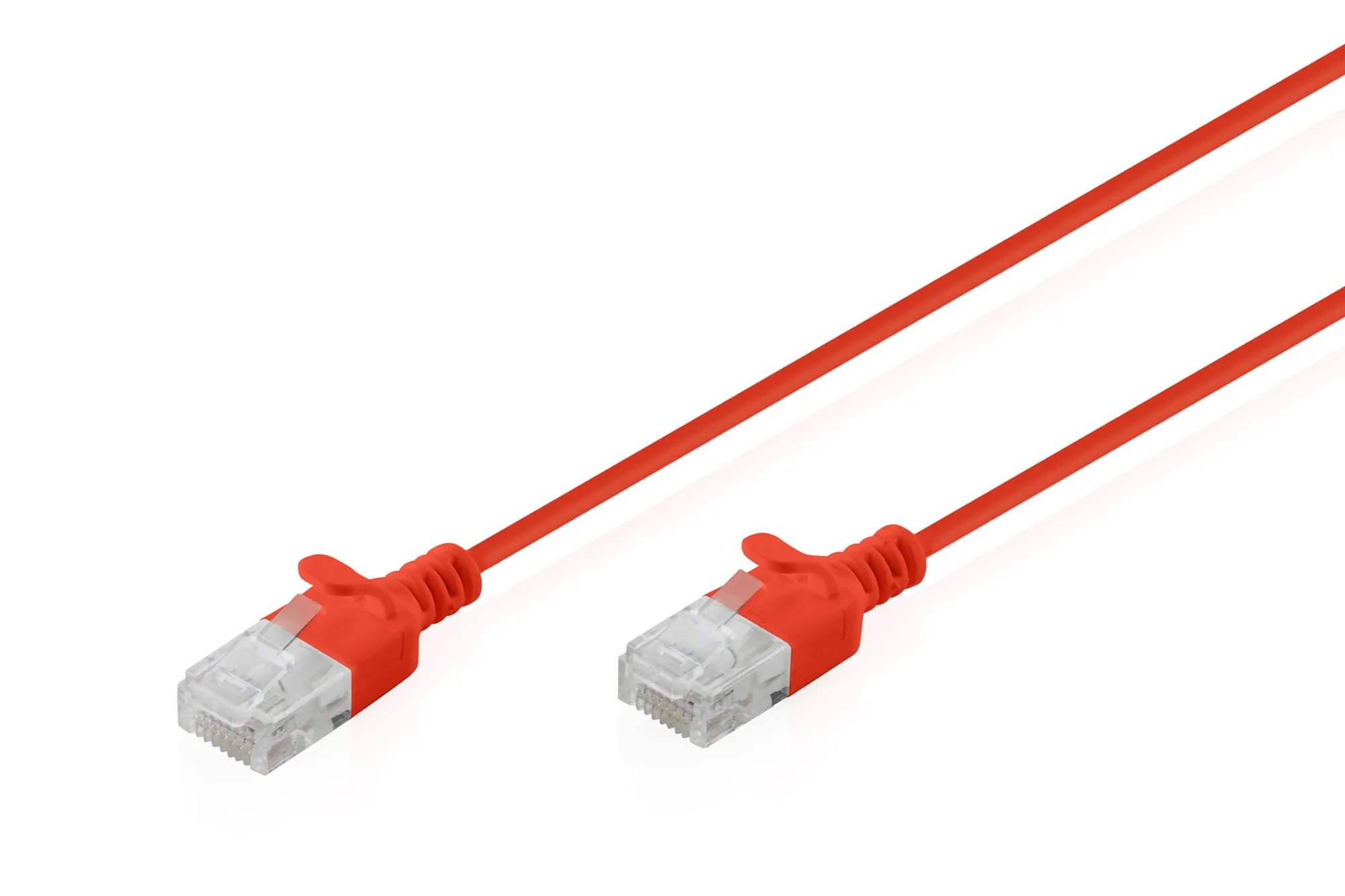Cavo Rete Cat 6 U-Utp Rame Lszh Slim 1.5 M Rosso