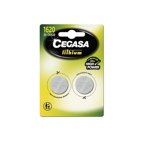 Batterie Cegasa al litio CR1620 confezione da 2 da 3 V