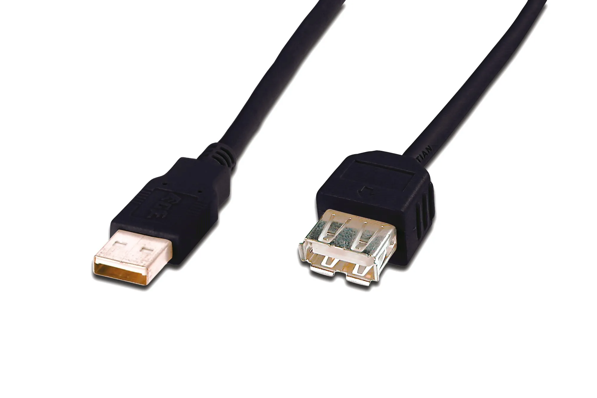 Cavo Prolunga Usb 2.0 Connettori A-A Maschio/Femmina - Mt. 180 Colore Nero