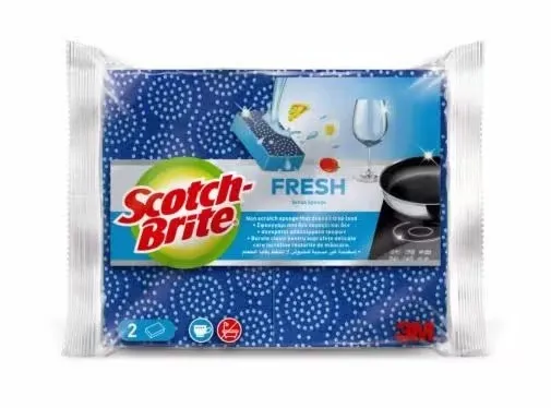 Scotch-Brite 7100226041 spugna Rettangolare Blu 2 pz
