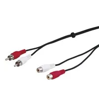 Cavo Audio Video 2 Connettori Rca Maschio/Femmina Mt. 5