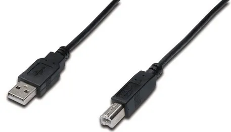 Cavo Usb 2.0 Connettori A-B Lunghezza Mt. 3 Colore Nero
