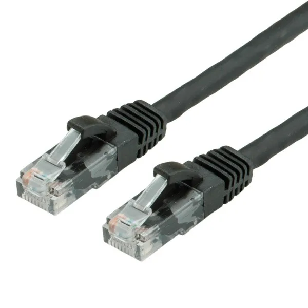 Value Cavo Di Rete Cat 6 E 3M Nero