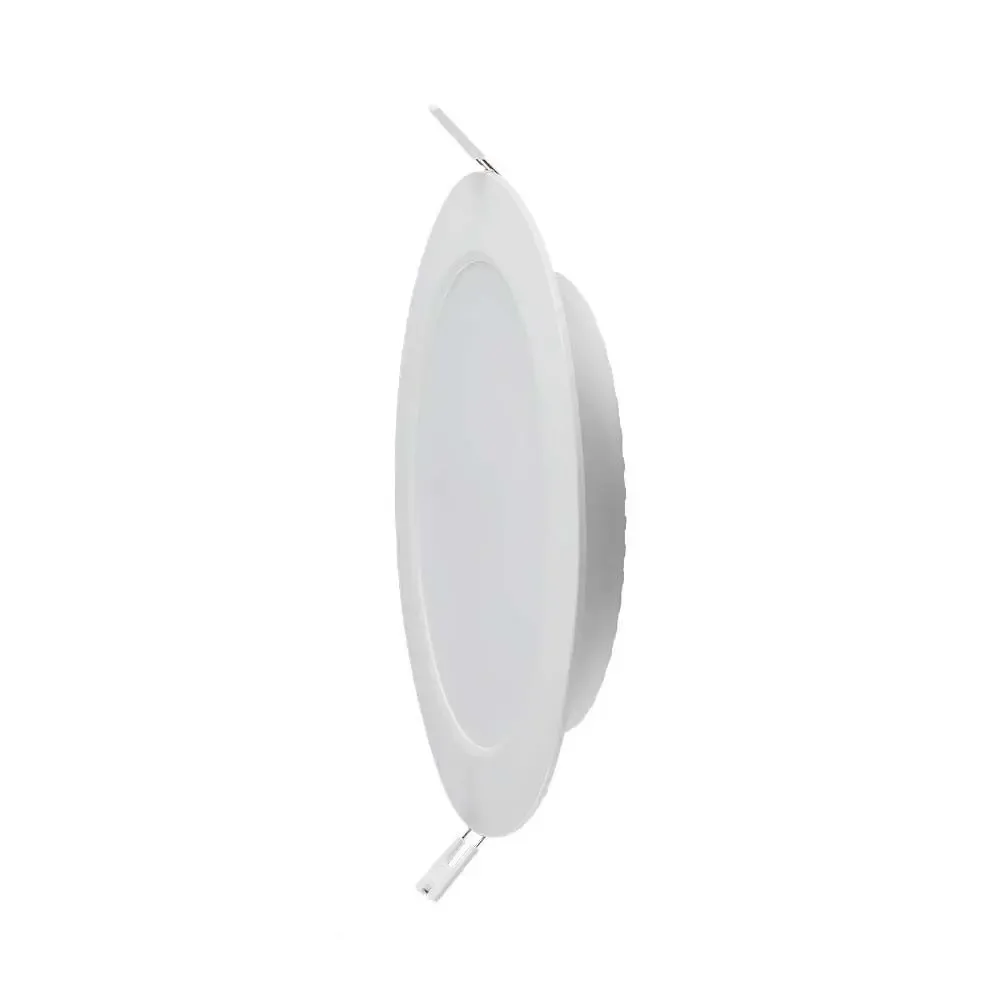V-TAC PRO Mini Pannello LED Chip CREE 6W Rotondo da Incasso (Foro 105-110mm) Bianco CCT