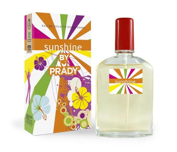 Prady Sunshine - Eau de Cologne da donna - Flacone da 90 ml - Spray