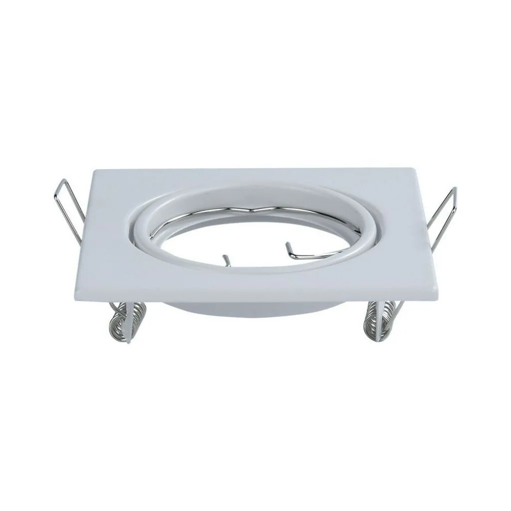 V-TAC Portafaretto LED da Incasso Quadrato GU10 Colore Bianco (Box 2 Pezzi)