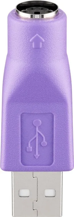 Adattatore Usb Maschio - Ps2 Femmina Per Tastiera (solo predisposte per USB)