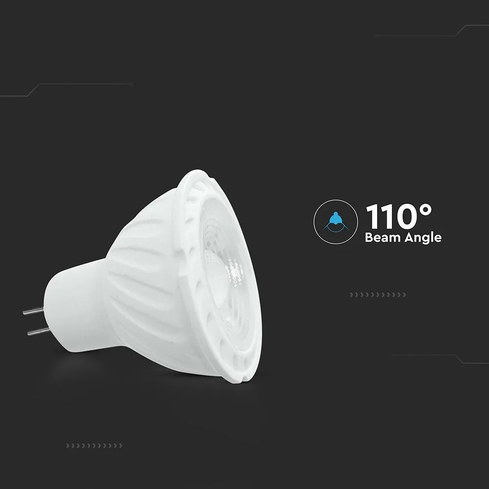 Faretto Led Gu5.3 (Mr16) 6W 12V 110° Copertura Trasparente 4000K