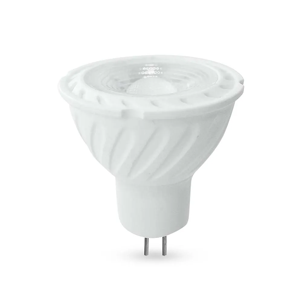 Faretto Led Gu5.3 (Mr16) 6W 12V 38° Copertura Trasparente 3000K