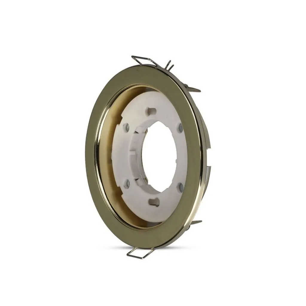 V-TAC Portafaretto LED da Incasso Rotondo GX53 Colore Oro
