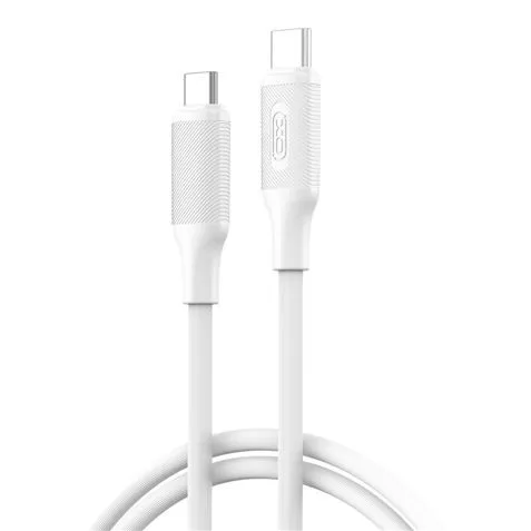 Cavo XO NBQ265B da USB-C maschio a USB-C maschio - 1 m - 60 W - Bianco