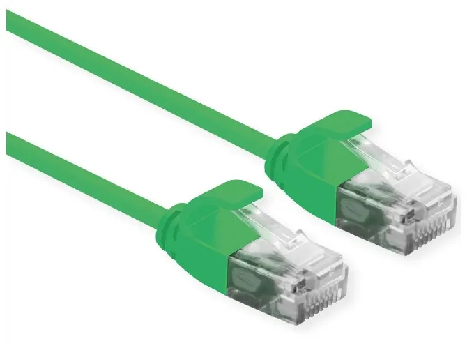 Roline Cavo Utp Data Center Patchcord Cat.6A/Class Ea Lsoh Slim Verde 0.5M