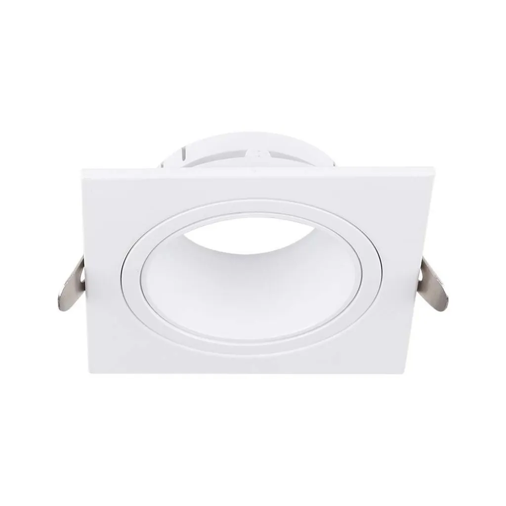 Gu10 Spotlight Fitting Iron+Pc White+White