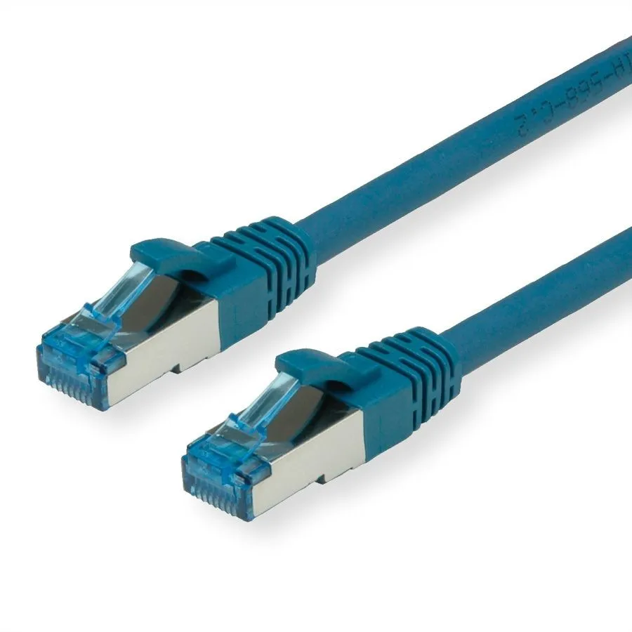 Value Cavo S/Ftp (Pimf) Patchcord Cat 6A Class Ea Blu 15M