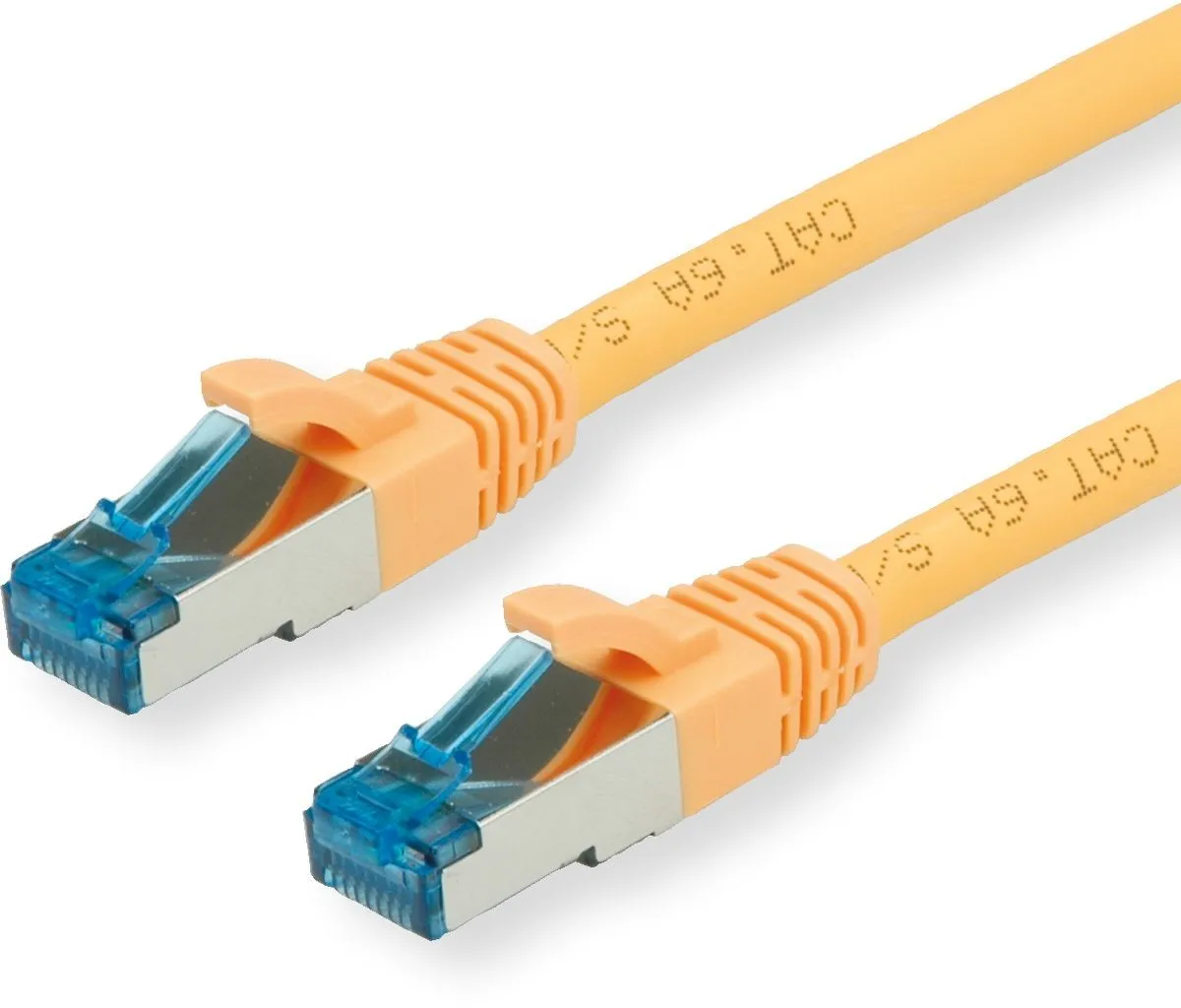 Value Cavo S/Ftp (Pimf) Patchcord Cat 6A Class Ea Giallo 15M