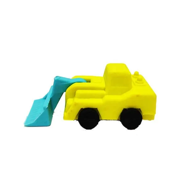 Gomma da cancellare Apli a forma di auto modelli assortiti - Gomma a forma di auto per cancellare e giocare - Modelli di auto camion e due escavatori in diversi colori