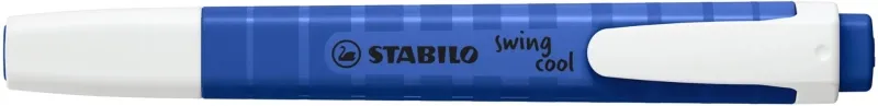 Pennarello fluorescente Stabilo Swing Cool Naturecolors Wildflower - Corpo piatto - Punta a scalpello - Tratto da 1 a 4 mm - Inchiostro a base d'acqua - Anti-essiccazione - Colore oltremare