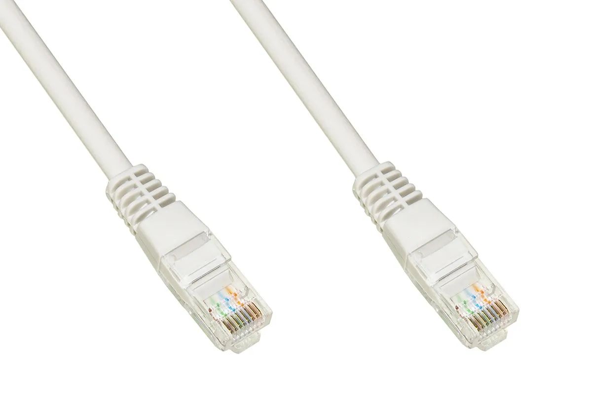 Cavo Rete Utp Cat. 5E Non Schermato Mt. 3 Colore Grigio