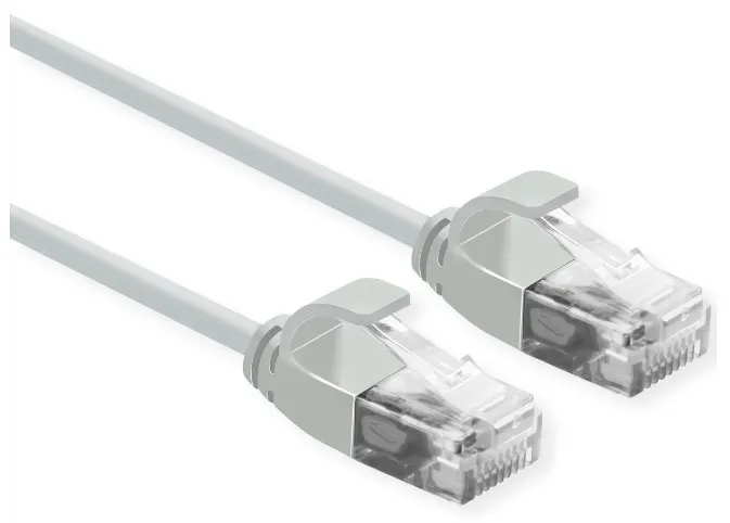 Roline Utp Data Center Patchcord Cat.6A/Class Ea Lsoh Slim Grey 0.15M