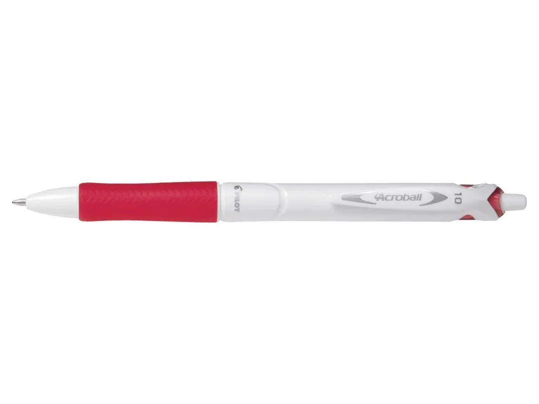 Pilot Acroball Pure White Rosso