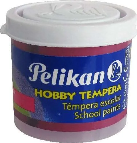 Tempera Pelikan School flacone da 40 ml - Facile da usare - Ideale per attività scolastiche - Colore magenta