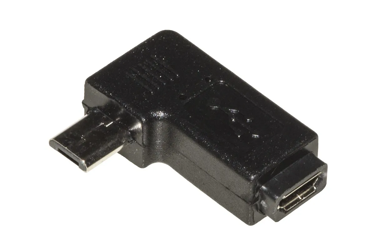Adattatore Micro Usb Angolo Destro Maschio/Femmina