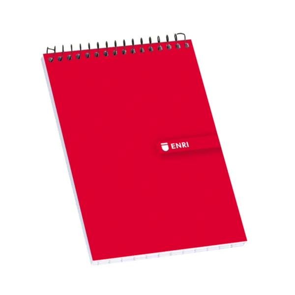 Quaderno a spirale Enri 80 fogli griglia 4x4 mm - formato 16° - copertina rigida resistente