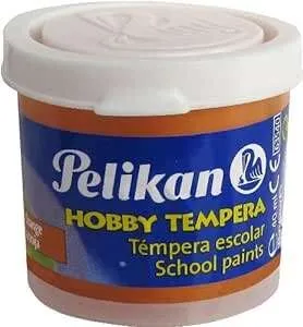 Tempera Pelikan School flacone da 40 ml - Facile da lavare - Ideale per attività scolastiche - Arancione