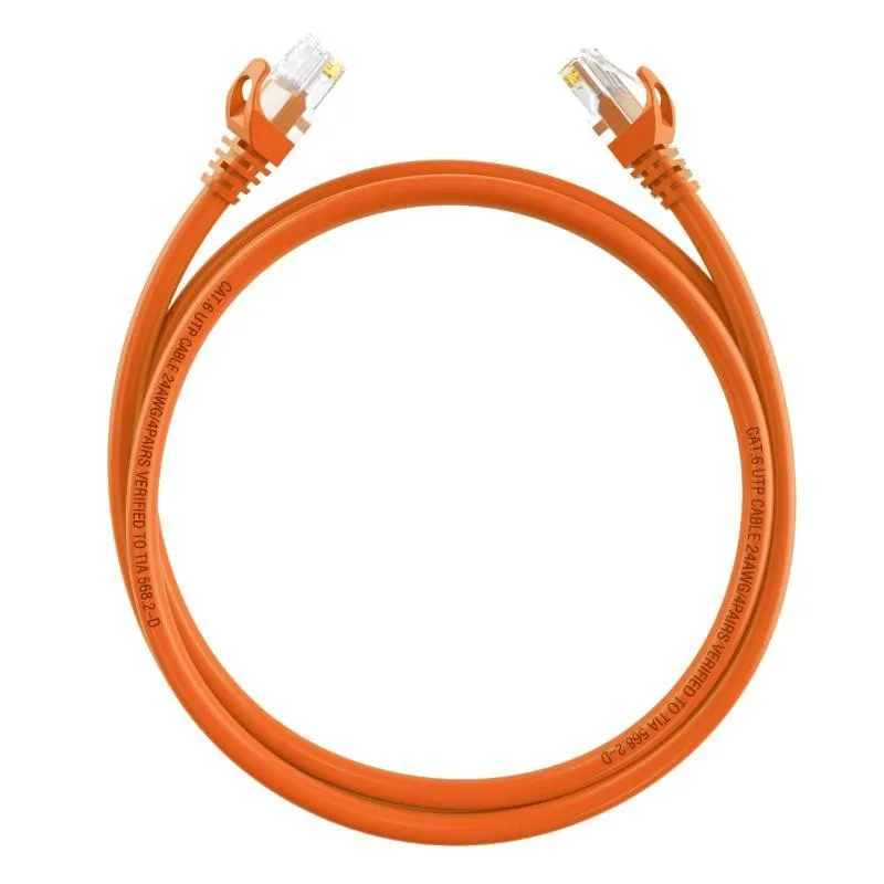 Hikvision Cavo Cat6 U/Utp 24Awg Cu Arancione 0.5M